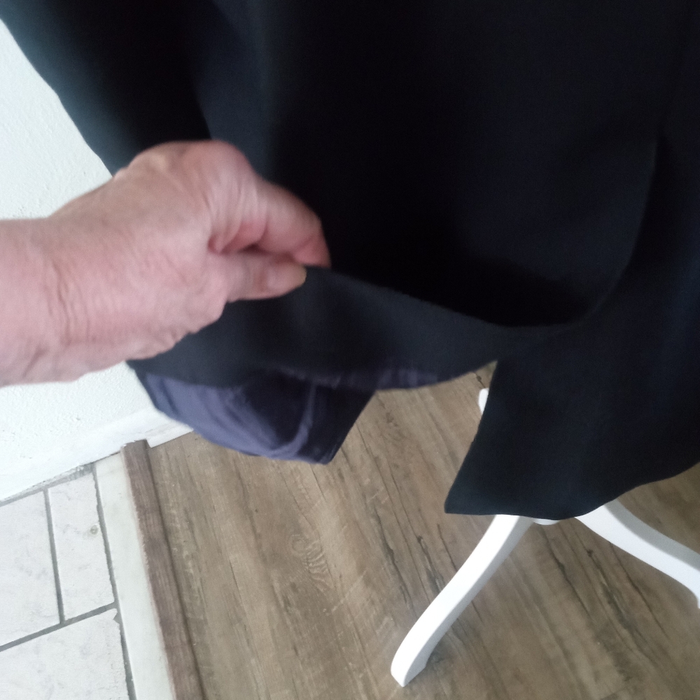 CHRISTIAN DIOR Monsieur Vintage Wool Black Sport Coat | 46 R - Picture 7 of 10